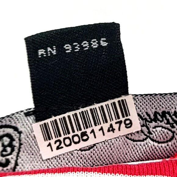 Red & White Striped 3/4 Sleeve Tunic Top With Notch Collar Size S - Picture 8 of 16